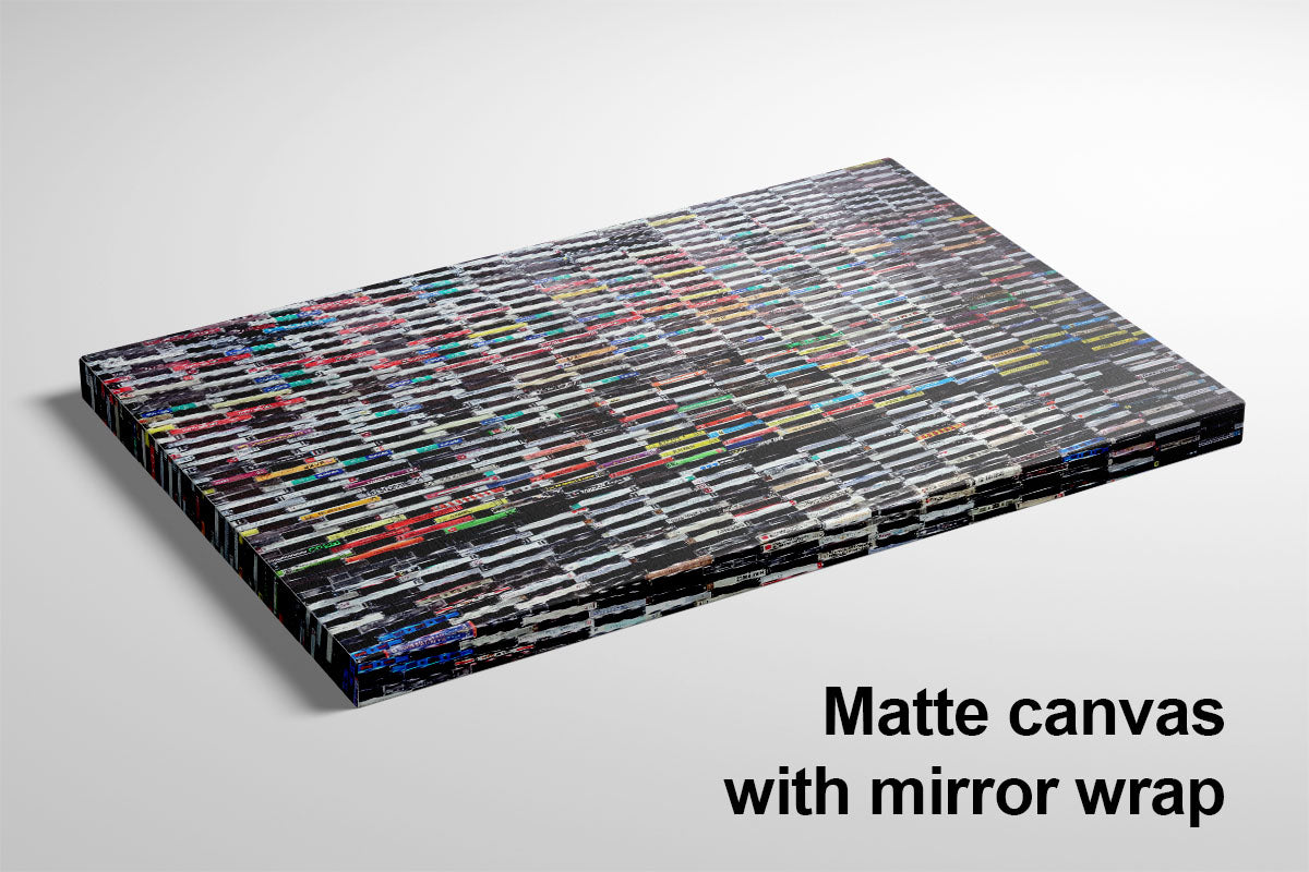 Wall of Sound Cassettes Canvas Mirror Wrap