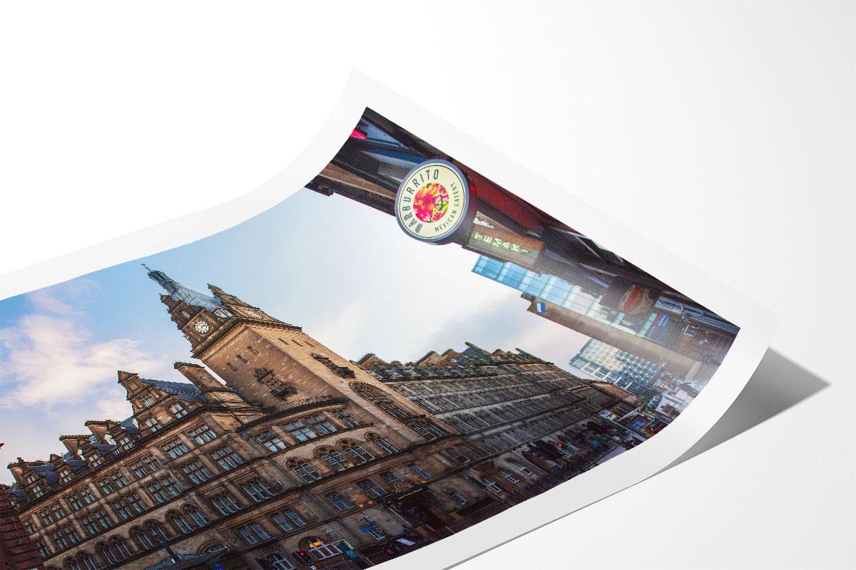 Glasgow Central Clock Tower photo print