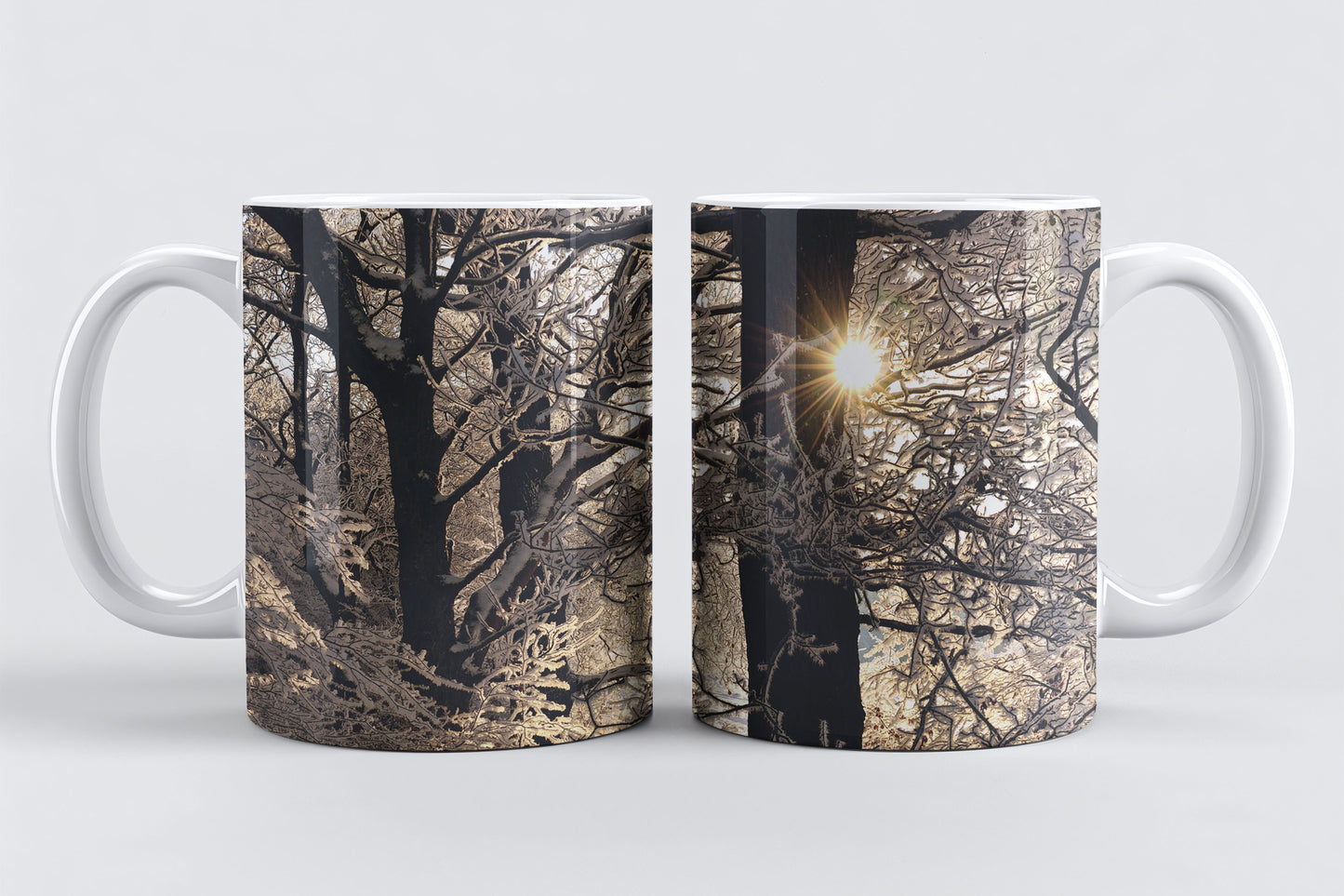Golden Silvery Mug 11oz mockup