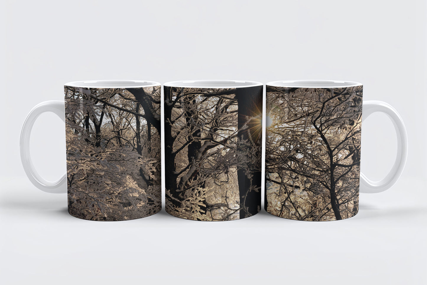 Golden Silvery Mug 11oz mockup