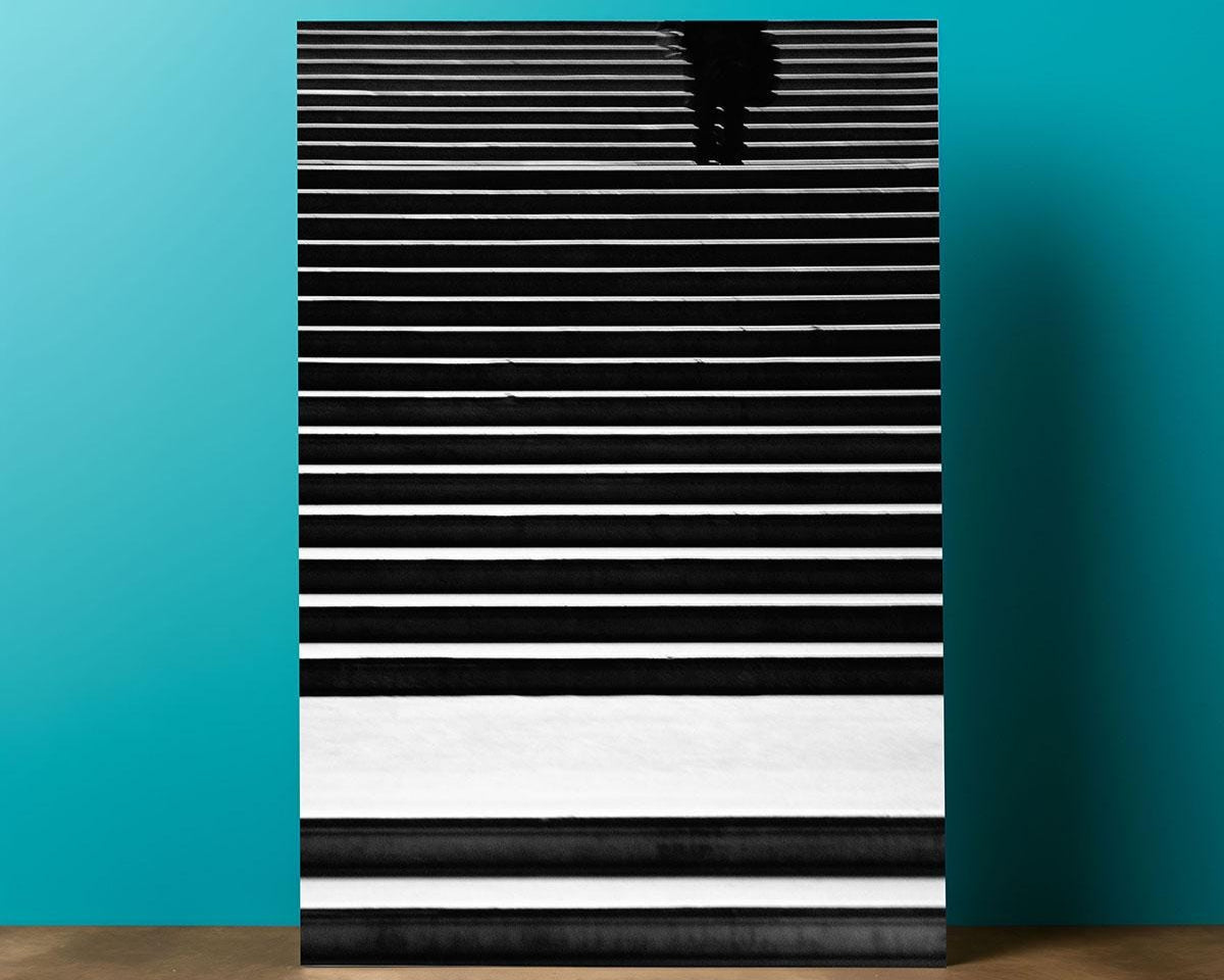 On The Edge London wall art mockup with text overlay square print