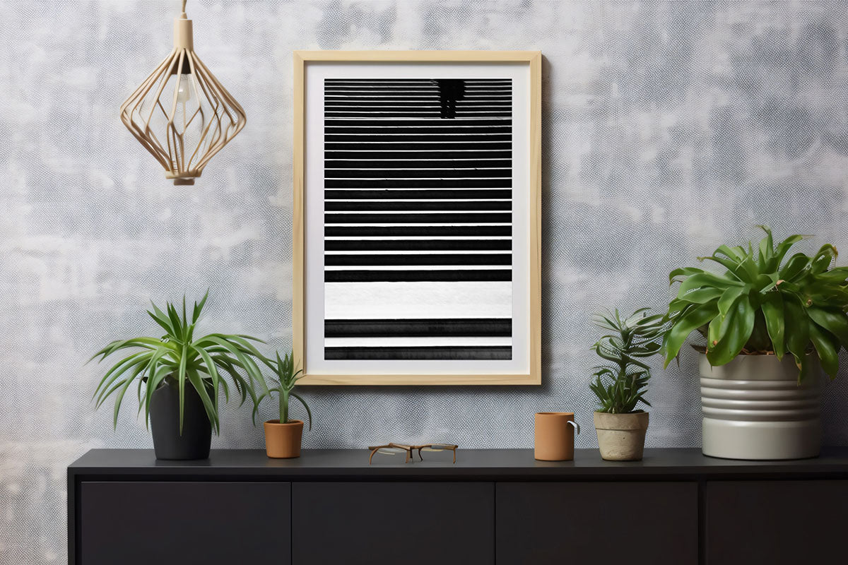 On the Edge Mockup - photo in frame