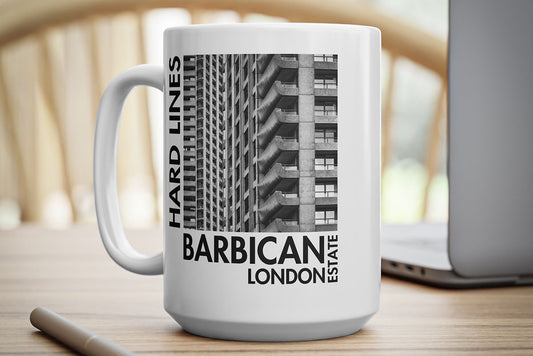 Barbican Estate Brutalist Architecture Mug – Monochrome London Photography Gift (11oz & 15oz)