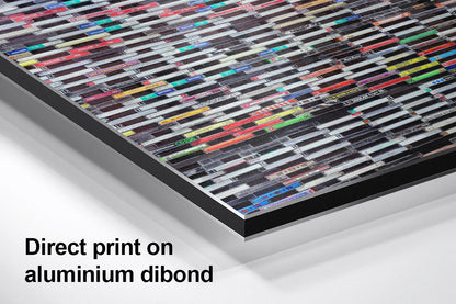 Wall of Sound Cassette tapes Aluminium detail